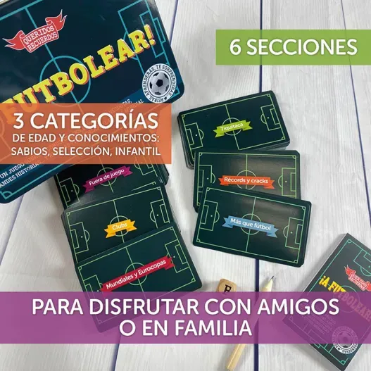 Juego &iexcl;A futbolear! (Idea de regalo original)