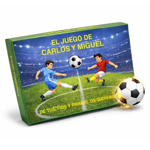 Juego de Cartas de F&uacute;tbol Megasuper League Personalizado (Vista alternativa)