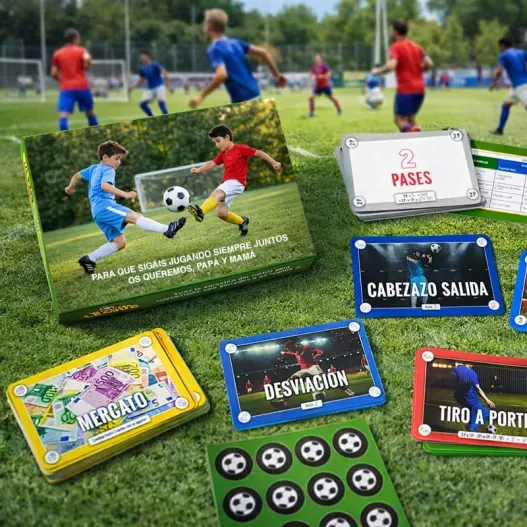 Juego de F&uacute;tbol Megasuper League personalizado (Idea de regalo original)