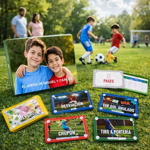 Juego de F&uacute;tbol Megasuper League personalizado