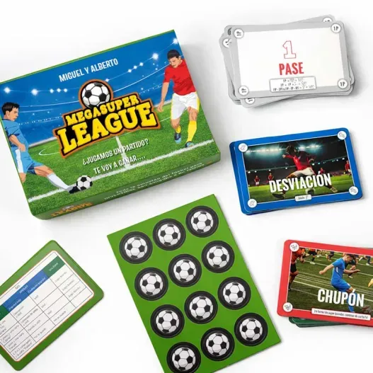 Juego de F&uacute;tbol MegasuperLeague Personalizado