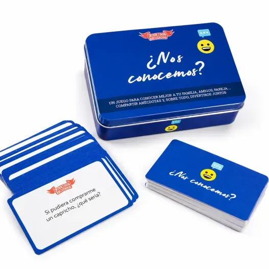 Juego &iquest;Nos conocemos? con tarjeta personalizada (Vista secundaria)