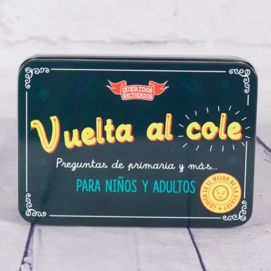 Juego 'Vuelta al cole' para familias (Detalle de presentación)