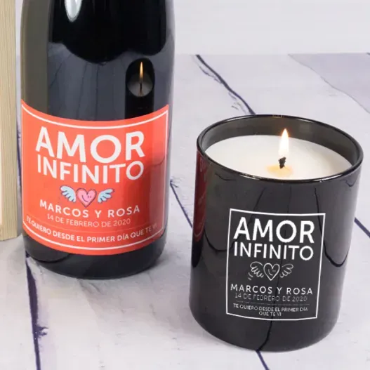 Kit Amor Infinito personalizado (Idea de regalo original)