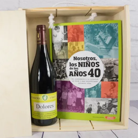 Kit a&ntilde;o de nacimiento 'D&eacute;cada de los 40' (Idea de regalo original)