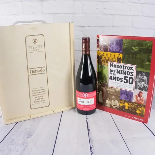 Kit a&ntilde;o de nacimiento 'D&eacute;cada de los 50' (Idea de regalo original)