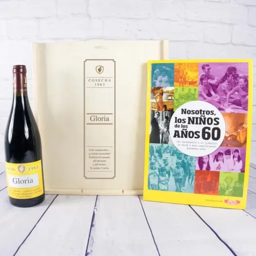Kit a&ntilde;o de nacimiento 'D&eacute;cada de los 60'