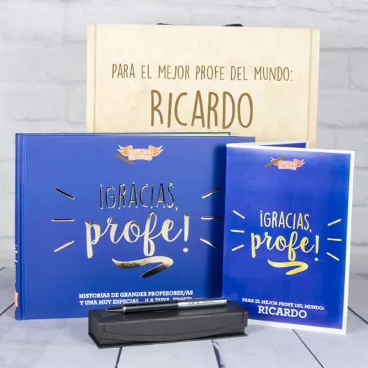 Kit gracias profe personalizado