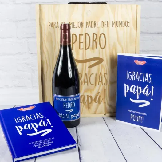 Kit gracias pap&aacute; personalizado