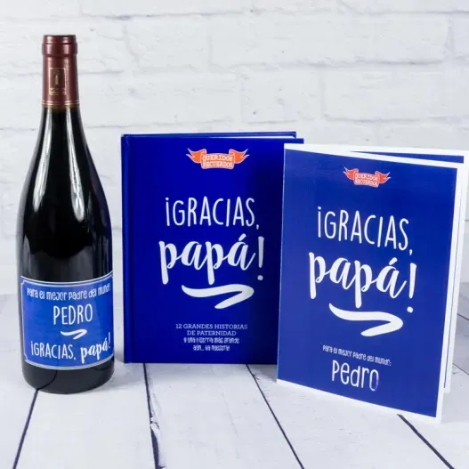 Kit gracias pap&aacute; personalizado (Idea de regalo original)