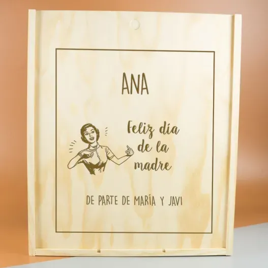 Kit personalizado para el 'D&iacute;a de la Madre' (Detalle de presentación)
