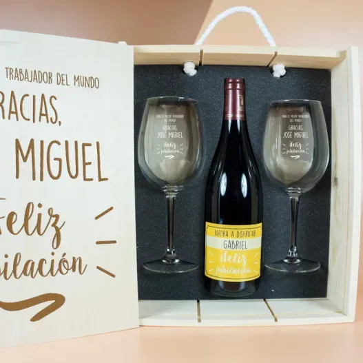 Kit personalizado para jubilaci&oacute;n (Foto de catálogo)