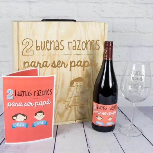 Kit Razones para ser pap&aacute; personalizado (Idea de regalo original)
