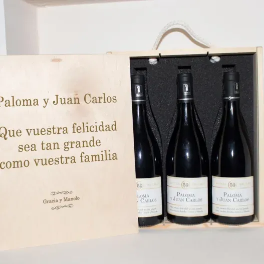 Kit vino personalizado para Bodas de Oro (Vista alternativa)