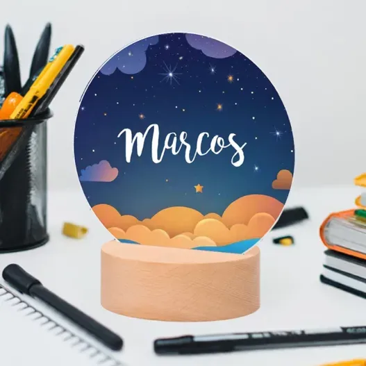 L&aacute;mpara infantil personalizada  (Vista alternativa)