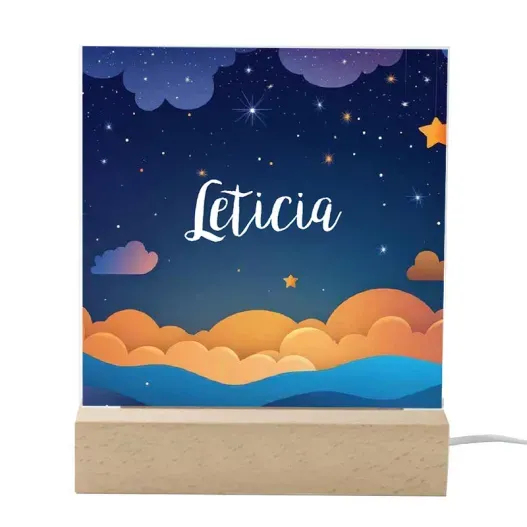L&aacute;mpara infantil personalizada  (Foto de catálogo)