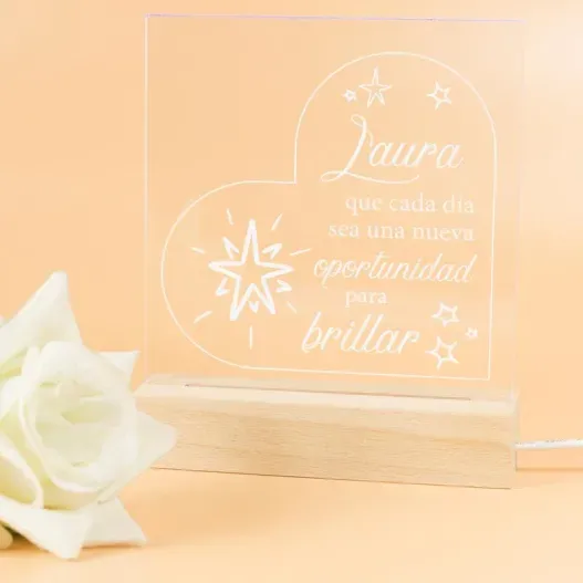L&aacute;mpara LED 'Oportunidad para brillar'   (Vista alternativa)