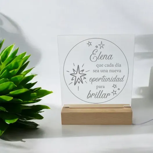 L&aacute;mpara LED Personalizada 'Brillar' 