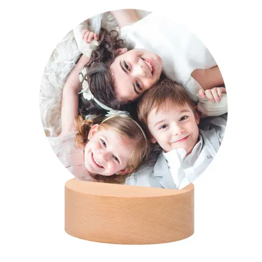 L&aacute;mpara LED Personalizada con Foto (Foto de catálogo)