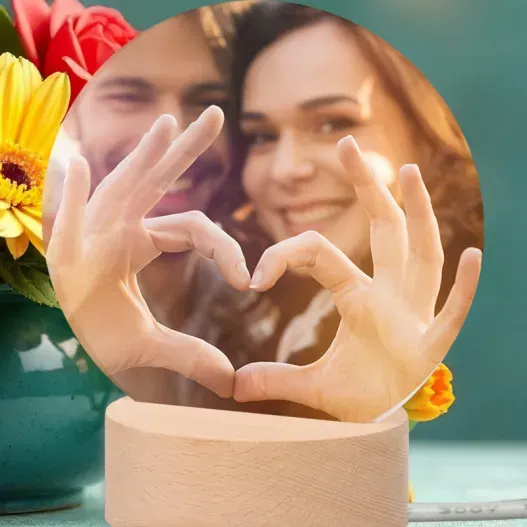 L&aacute;mpara LED Personalizada con Foto (Idea de regalo original)