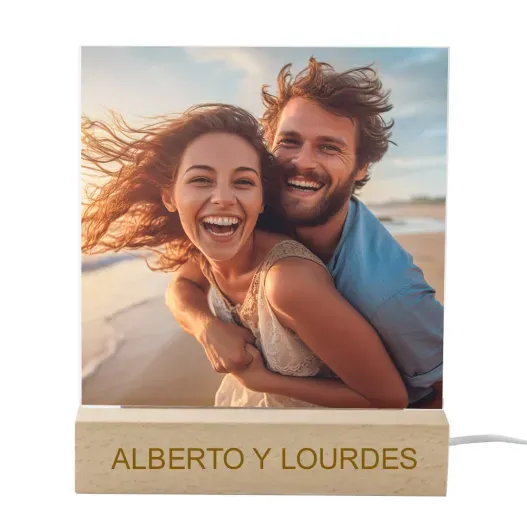 L&aacute;mpara Personalizada con Foto (Foto de catálogo)