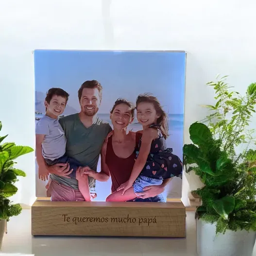 L&aacute;mpara Personalizada con Foto
