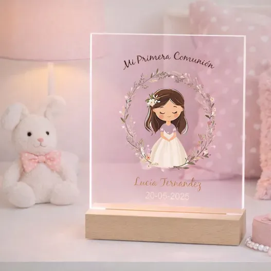 L&aacute;mpara personalizada 'Mi Primera Comuni&oacute;n'