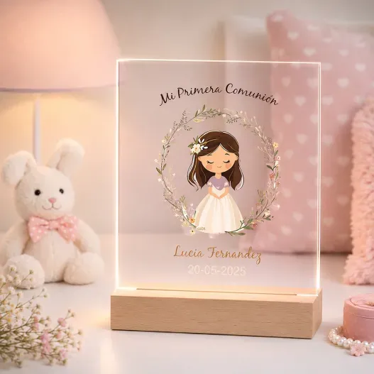 L&aacute;mpara personalizada 'Mi Primera Comuni&oacute;n'