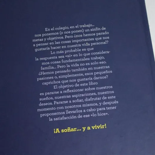 Libro '100 cosas que me gustar&iacute;a...' con tarjeta (Detalle de presentación)