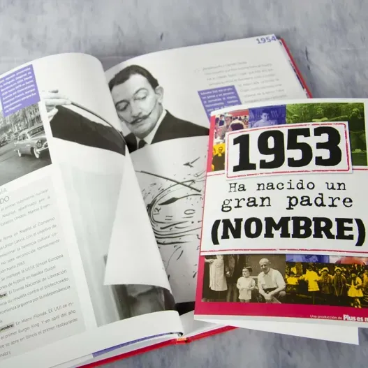 Libro de nacimiento 1950 "Un gran padre" (Vista alternativa)