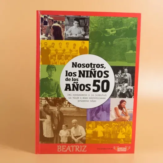 Libro a&ntilde;o de nacimiento grabado (Idea de regalo original)