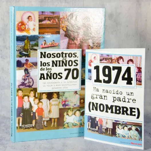 Libro de nacimiento 1970 "Un gran padre"