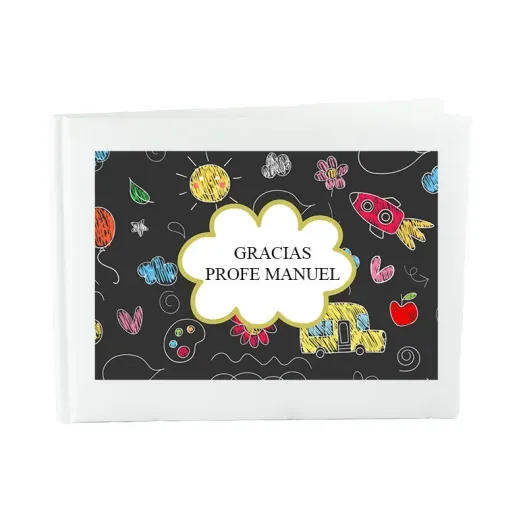 Libro de firmas personalizado 'GRACIAS PROFE' (Idea de regalo original)