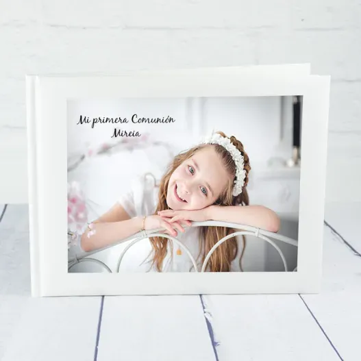 Libro de firmas personalizado para Comuni&oacute;n