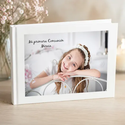 Libro de firmas personalizado para Comuni&oacute;n
