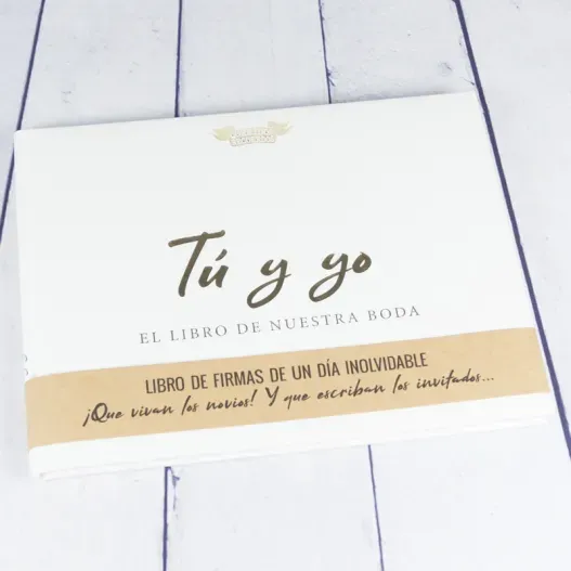 Libro de firmas: T&uacute; y yo, el libro de nuestra boda