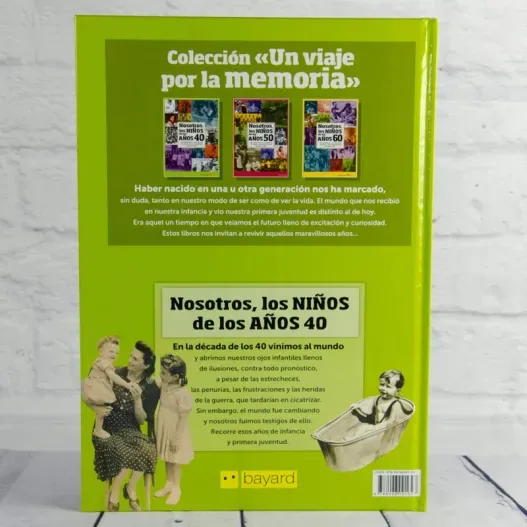 Libro de nacimiento 1940 "Una gran madre" (Detalle de presentación)