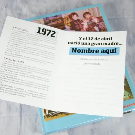 Libro de nacimiento 1970 "Una gran madre" (Vista alternativa)
