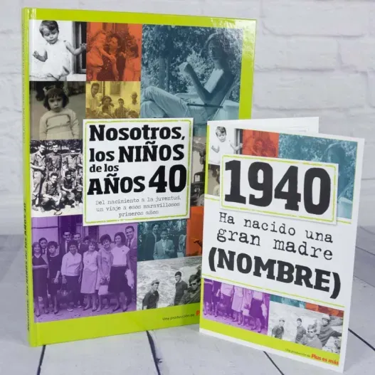 Libro de nacimiento "Ha nacido una gran madre" (Idea de regalo original)