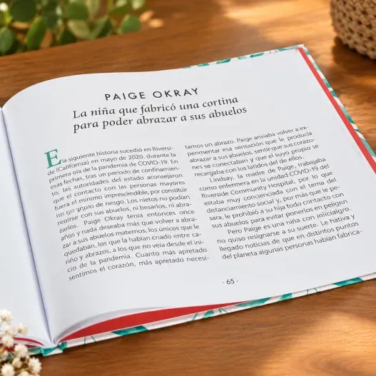 Libro &iexcl;Gracias, abuelo! con tarjeta personalizada (Idea de regalo original)
