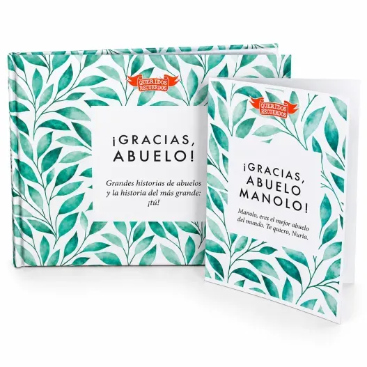 Libro &iexcl;Gracias, abuelo! con tarjeta personalizada (Foto de catálogo)