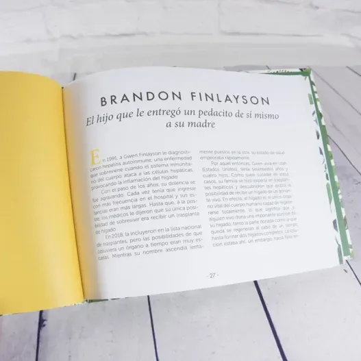 Libro &iexcl;Gracias, hij@! (Detalle de presentación)