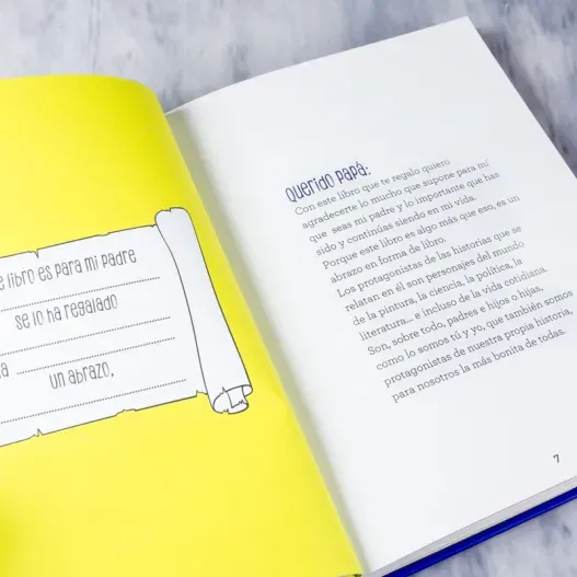Libro &iexcl;Gracias, pap&aacute;! con tarjeta personalizada (Vista alternativa)