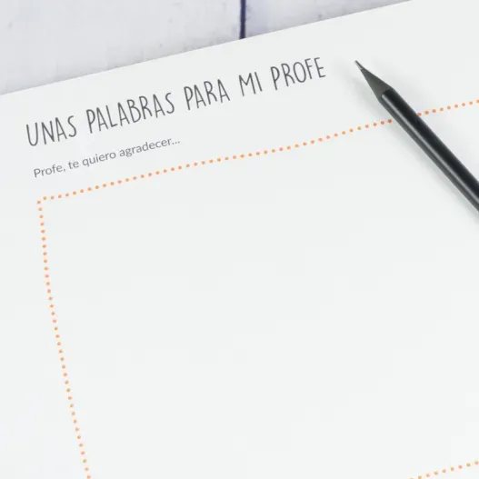 Libro &iexcl;Gracias, profe! (Foto de catálogo)