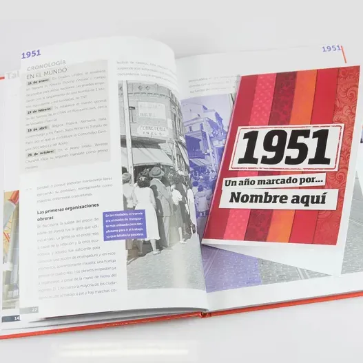 Libro "Nosotros, los Ni&ntilde;os de los a&ntilde;os 50" (Foto de cerca)