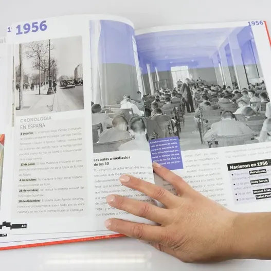 Libro "Nosotros, los Ni&ntilde;os de los a&ntilde;os 50" personalizado (Vista secundaria)