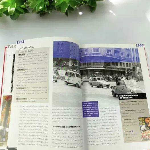 Libro "Nosotros, los Ni&ntilde;os de los a&ntilde;os 50" personalizado (Foto de cerca)