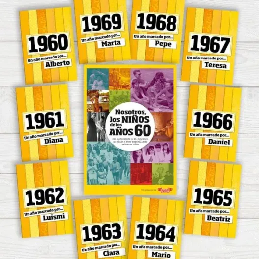 Libro "Nosotros, los ni&ntilde;os de los a&ntilde;os 60"