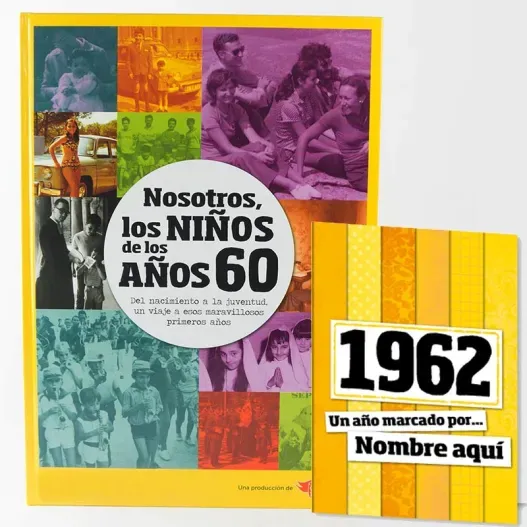 Libro "Nosotros, los ni&ntilde;os de los a&ntilde;os 60" (Detalle de presentación)