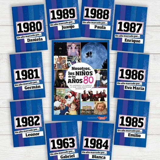 Libro "Nosotros, los Ni&ntilde;os de los a&ntilde;os 80"